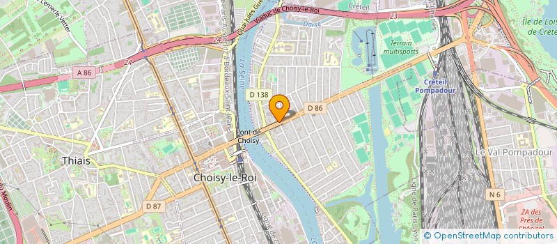 localisation de l'entreprise SEVEN IMMOBILIER à CHOISY-LE-ROI