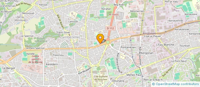 localisation de l'entreprise SEVEN IMMOBILIER à BREST