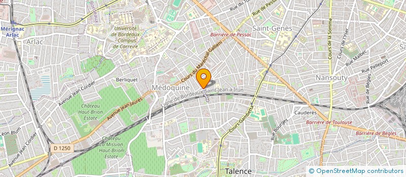 localisation de l'entreprise SEVEN KEYS  TALENCE