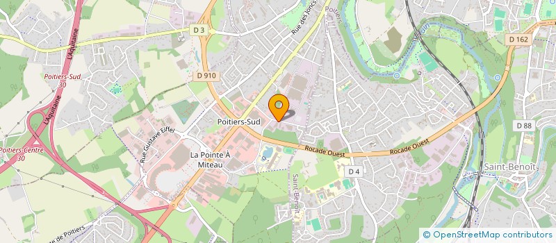 localisation de l'entreprise SEVEN LAB à POITIERS