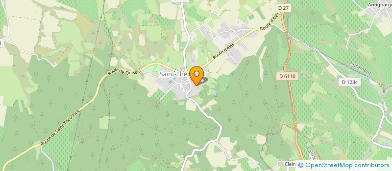 localisation de l'entreprise SEVEN NOTES  SAINT-THEODORIT