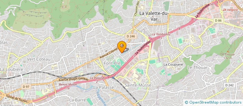 localisation de l'entreprise SEVEN PALMS ESTATES  TOULON