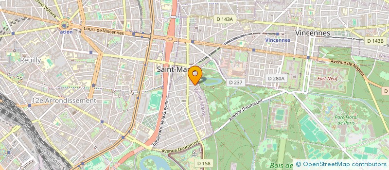 localisation de l'entreprise SEVEN PARIS CONSULTING à SAINT-MANDE