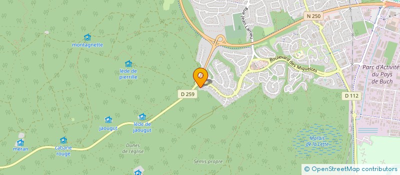 localisation de l'entreprise SEVEN PYLA RUGBY à LA TESTE-DE-BUCH