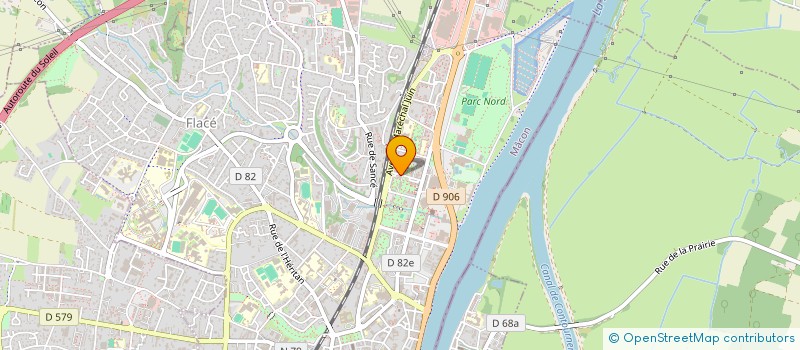 localisation de l'entreprise SEVEN RENOVATION à MACON