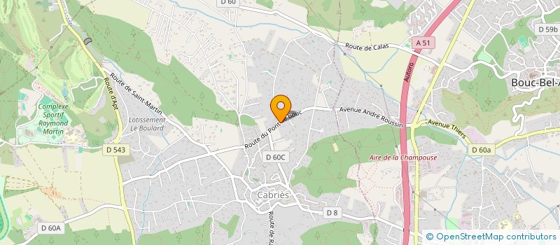 localisation de l'entreprise SEVEN'S BAND  CABRIES