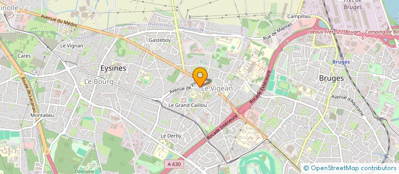 localisation de l'entreprise SEVEN SEAS  EYSINES