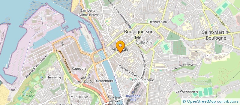 localisation de l'entreprise SEVEN SEAS à BOULOGNE-SUR-MER