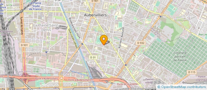 localisation de l'entreprise SEVEN SEPT à AUBERVILLIERS