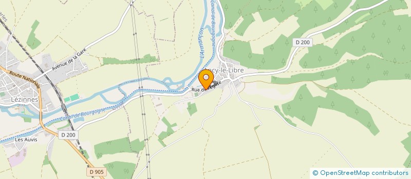 localisation de l'entreprise SEVEN-SPORT EVENEMENT à ANCY-LE-LIBRE