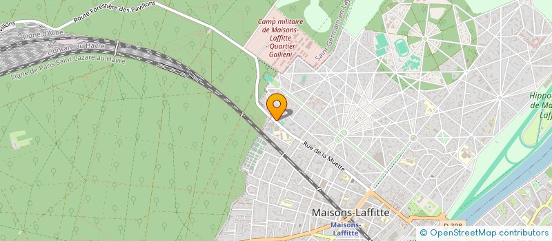 localisation de l'entreprise SEVEN STARS  MAISONS-LAFFITTE