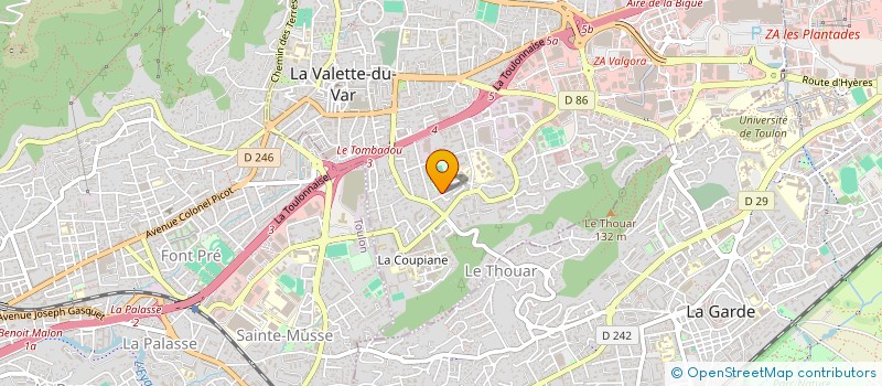 localisation de l'entreprise SEVEN STARS NAUTIC  LA VALETTE-DU-VAR