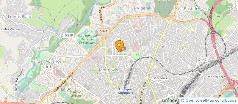 localisation de l'entreprise SEVEN STREET  LIMOGES