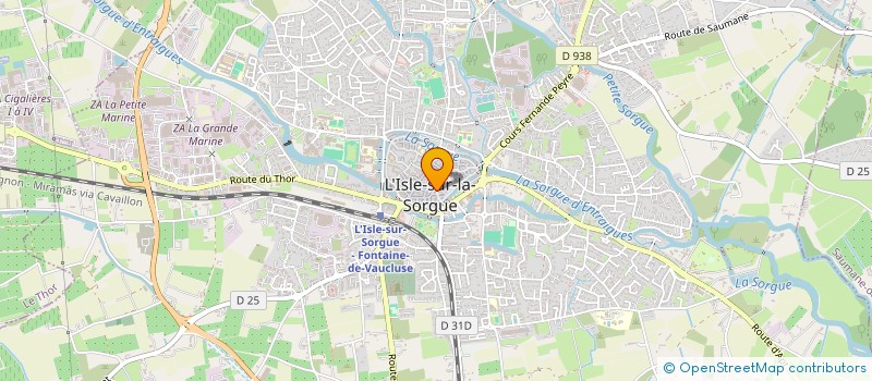 localisation de l'entreprise SEVEN STREET  L'ISLE-SUR-LA-SORGUE