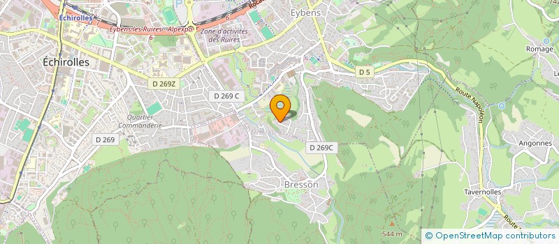 localisation de l'entreprise SEVEN TAXI à EYBENS