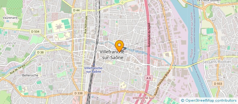 localisation de l'entreprise SEVEN TOP EVENTS à VILLEFRANCHE