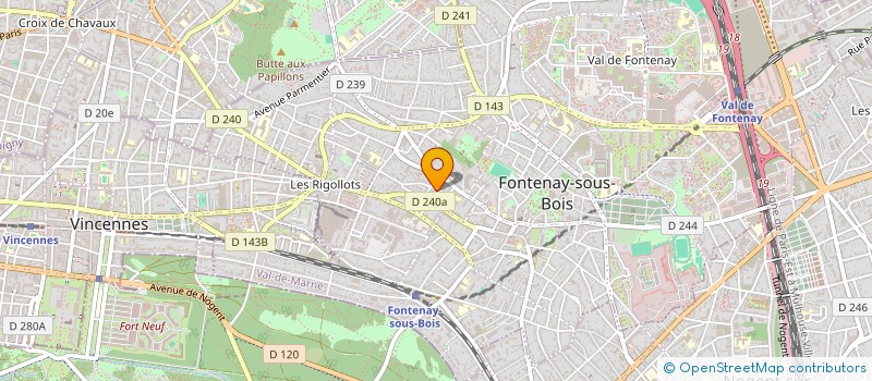 localisation de l'entreprise SEVEN TRANSPORT à FONTENAY-SOUS-BOIS