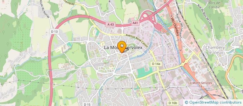 localisation de l'entreprise SEVEN TREE  LA MOTTE-SERVOLEX