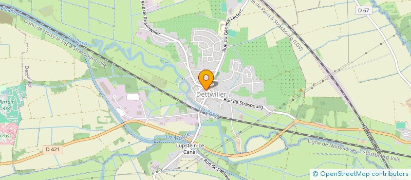 localisation de l'entreprise SEVENCO  DETTWILLER