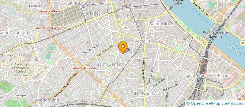 localisation de l'entreprise SEVENE  BORDEAUX