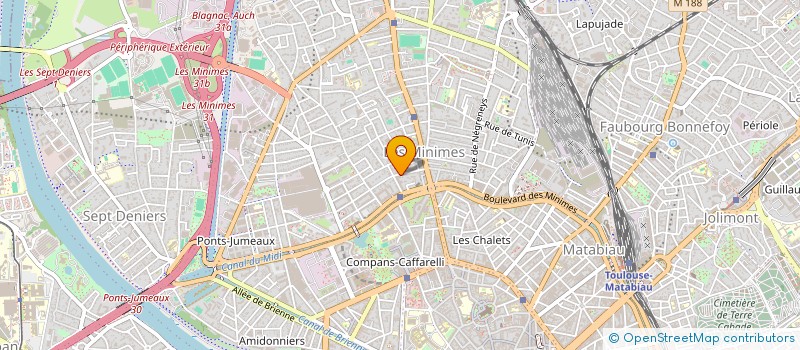 localisation de l'entreprise SEVENEIGHT  TOULOUSE