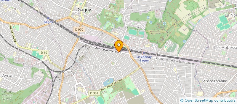 localisation de l'entreprise SEVENEIGHTSIX  GAGNY