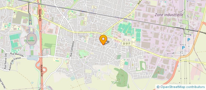 localisation de l'entreprise SEVENIER - LEJEUNE  MEYZIEU