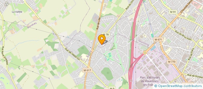 localisation de l'entreprise SEVENMORE  TOURCOING