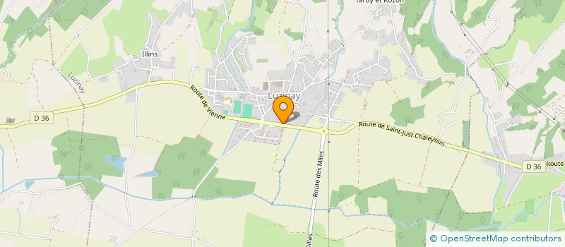 localisation de l'entreprise SEVENNE RUNNING  LUZINAY