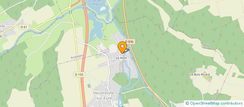 localisation de l'entreprise SEVENO PATRIMOINE  HEUDREVILLE-SUR-EURE