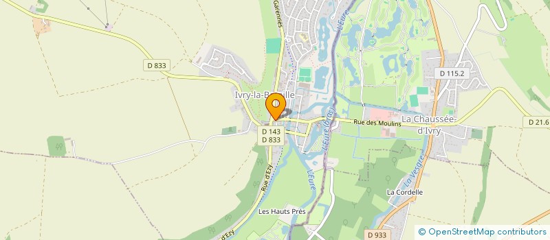 localisation de l'entreprise SEVENS STREET  IVRY-LA-BATAILLE