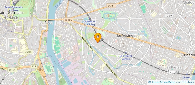 localisation de l'entreprise SEVENSOFT  LE VESINET