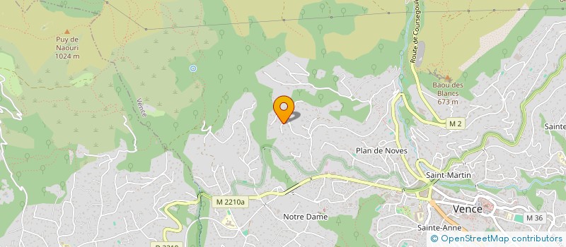 localisation de l'entreprise SEVENTEEN  VENCE