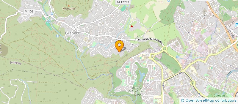 localisation de l'entreprise SEVENTIES  GRABELS