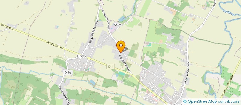 localisation de l'entreprise SEVENTIES PASSION  BRETX