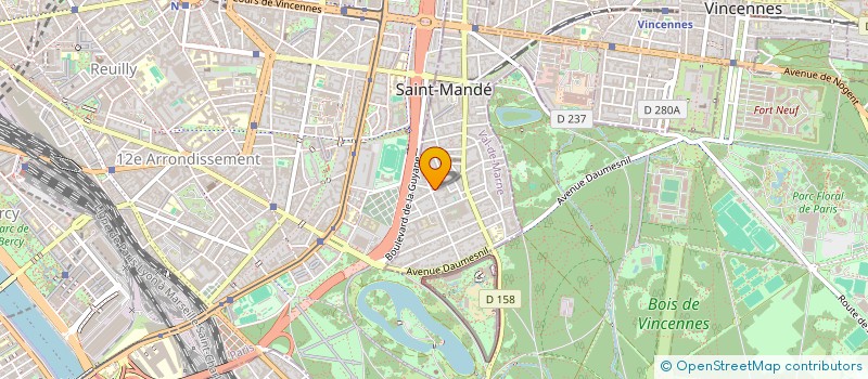 localisation de l'entreprise SEVENTY FIVE à VINCENNES