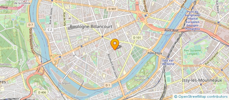 localisation de l'entreprise SEVENTYONE à BOULOGNE-BILLANCOURT