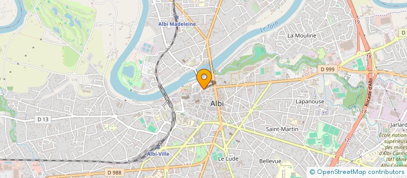 localisation de l'entreprise SEVERAC-COUPEZ  ALBI