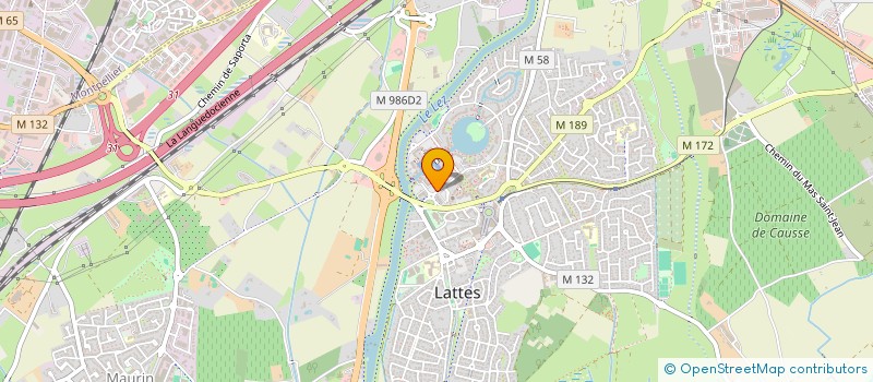 localisation de l'entreprise SEVERETTE  LATTES