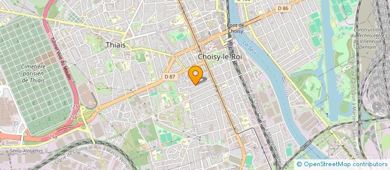 localisation de l'entreprise SEVERI ESN à CHOISY-LE-ROI