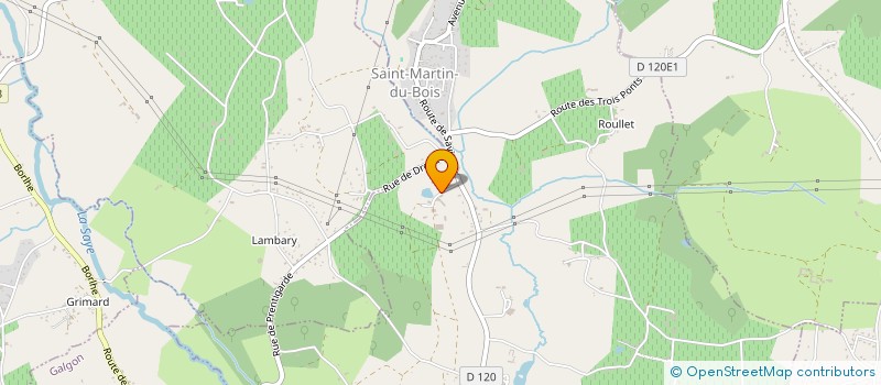 localisation de l'entreprise SEVERIN ECOTOURISME  SAINT-MARTIN-DU-BOIS