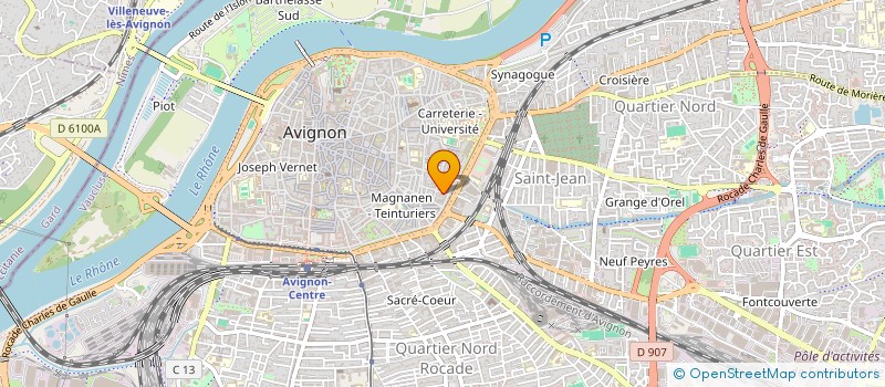 localisation de l'entreprise SEVERINE  AVIGNON