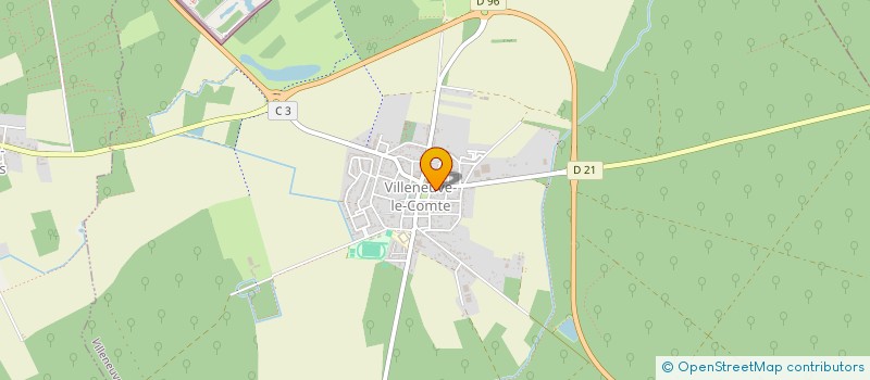 localisation de l'entreprise SEVERINE C.TOILETTAGE  VILLENEUVE-LE-COMTE