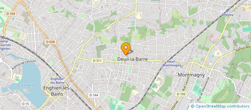 localisation de l'entreprise SEVERINE COIFFURE  DEUIL-LA-BARRE