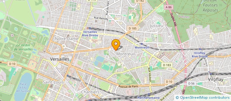 localisation de l'entreprise SEVERINE ET JULIEN à VERSAILLES
