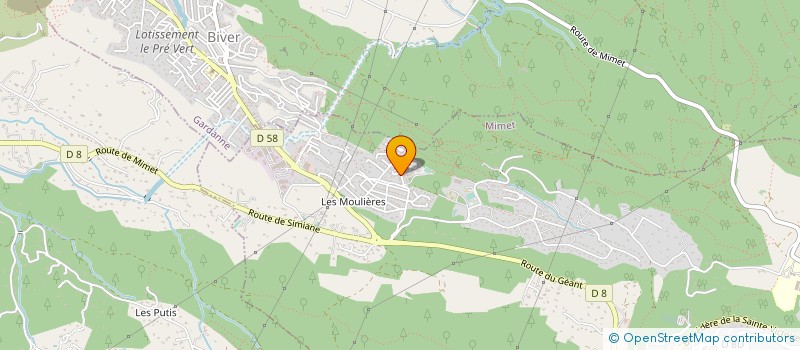 localisation de l'entreprise SEVERINE GAFFORI ARCHITECTURE D'INTERIEUR  VENELLES