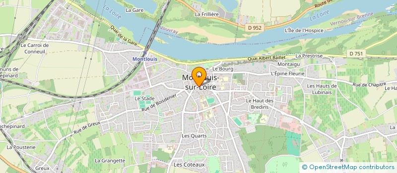 localisation de l'entreprise SEVERINE LATIL  MONTLOUIS-SUR-LOIRE