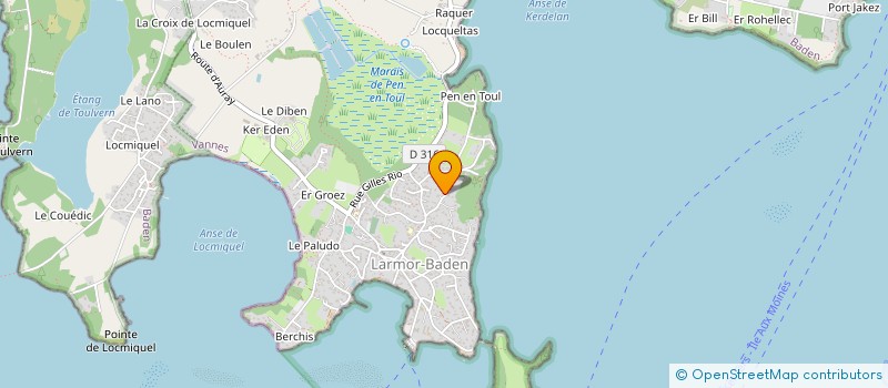 localisation de l'entreprise SEVERINE MORIN  LARMOR-BADEN