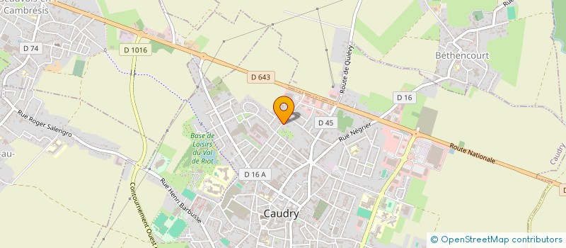 localisation de l'entreprise SEVERINE RENARD à CAUDRY
