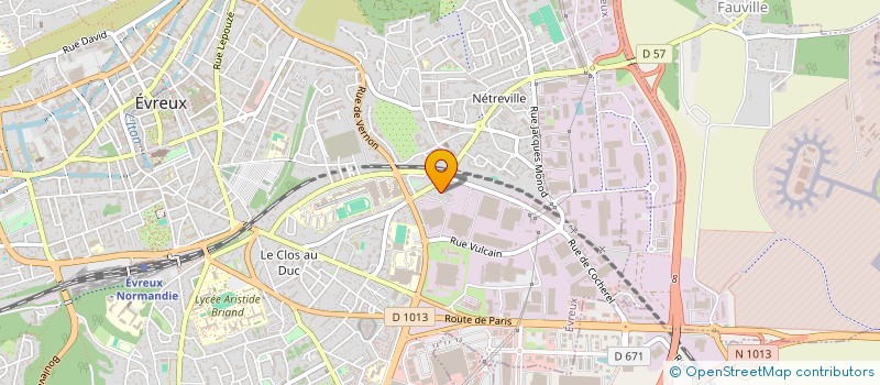 localisation de l'entreprise SEVERINEBOISSONVALENTINROEDEL  EVREUX